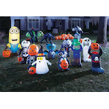 Airblown Projection Dragon Halloween Inflatable, 6-ft Composite_or_Mixed