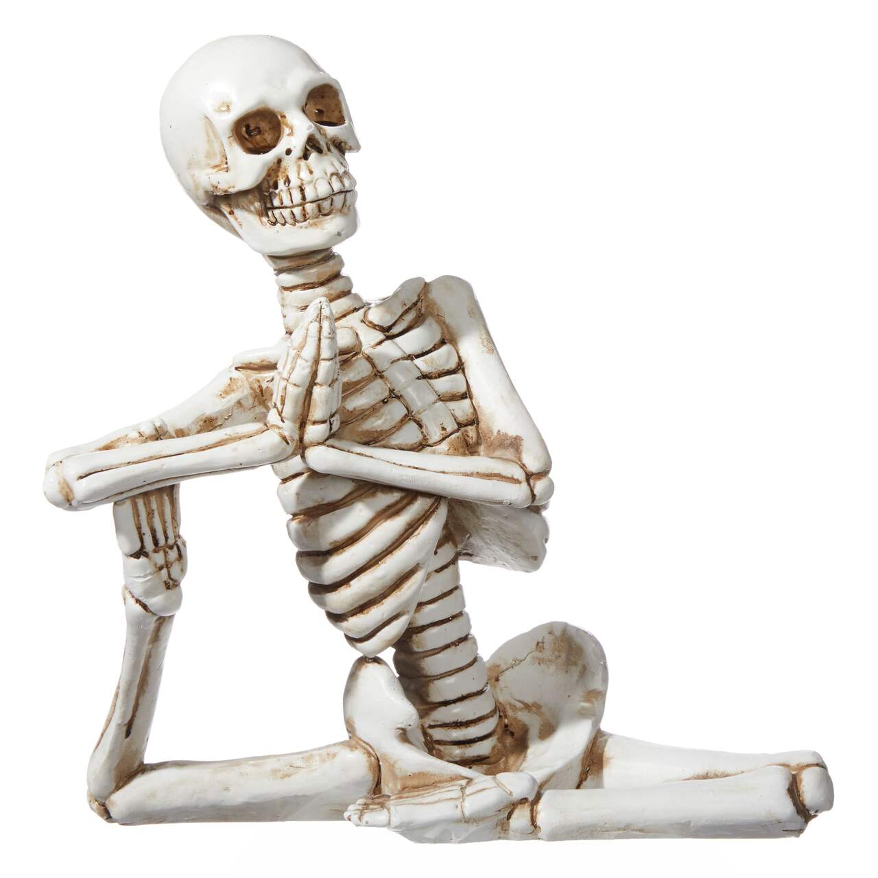 Accessoire de squelette sortant du sol For Living, blanc, 10 3/4 po,  décoration intérieure/extérieure pour l'Halloween