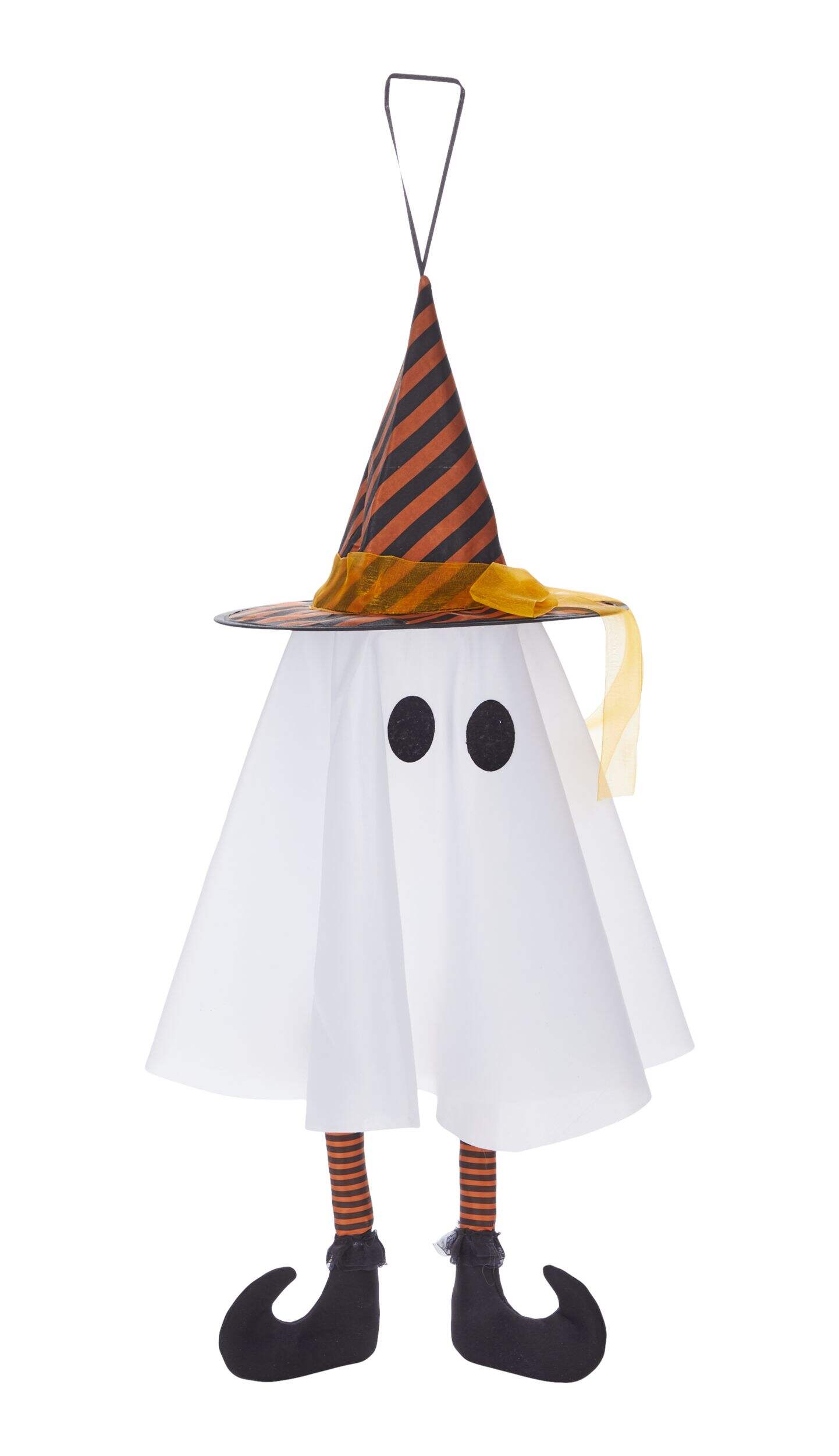 For Living Ghost Hanging Prop, White, 28-in, Indoor/Outdoor Decoration for Halloween Front_Flat