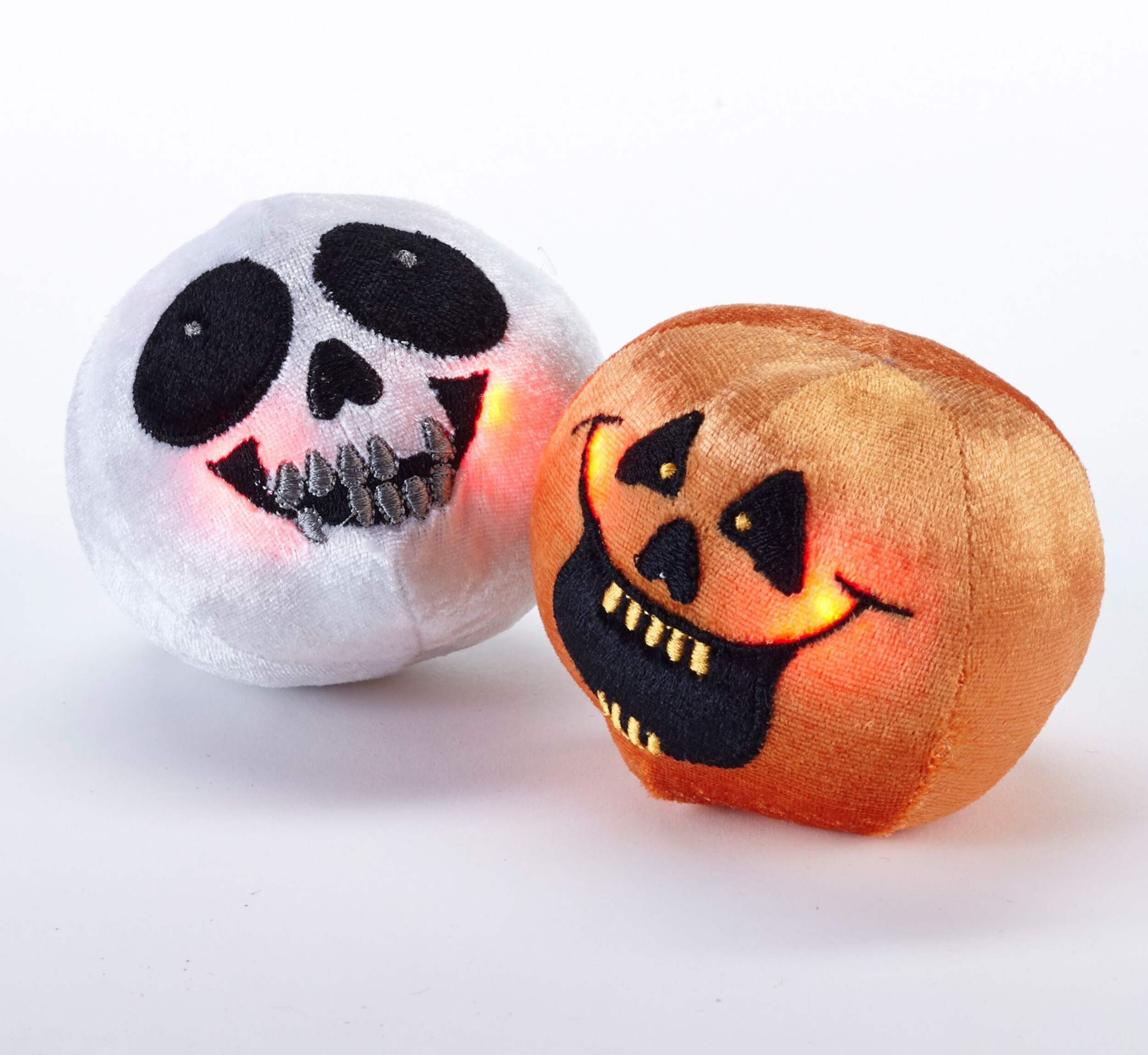 Animated Toss & Laugh Halloween Light-Up Character, 3-in, Assorted Front_Angled_Left