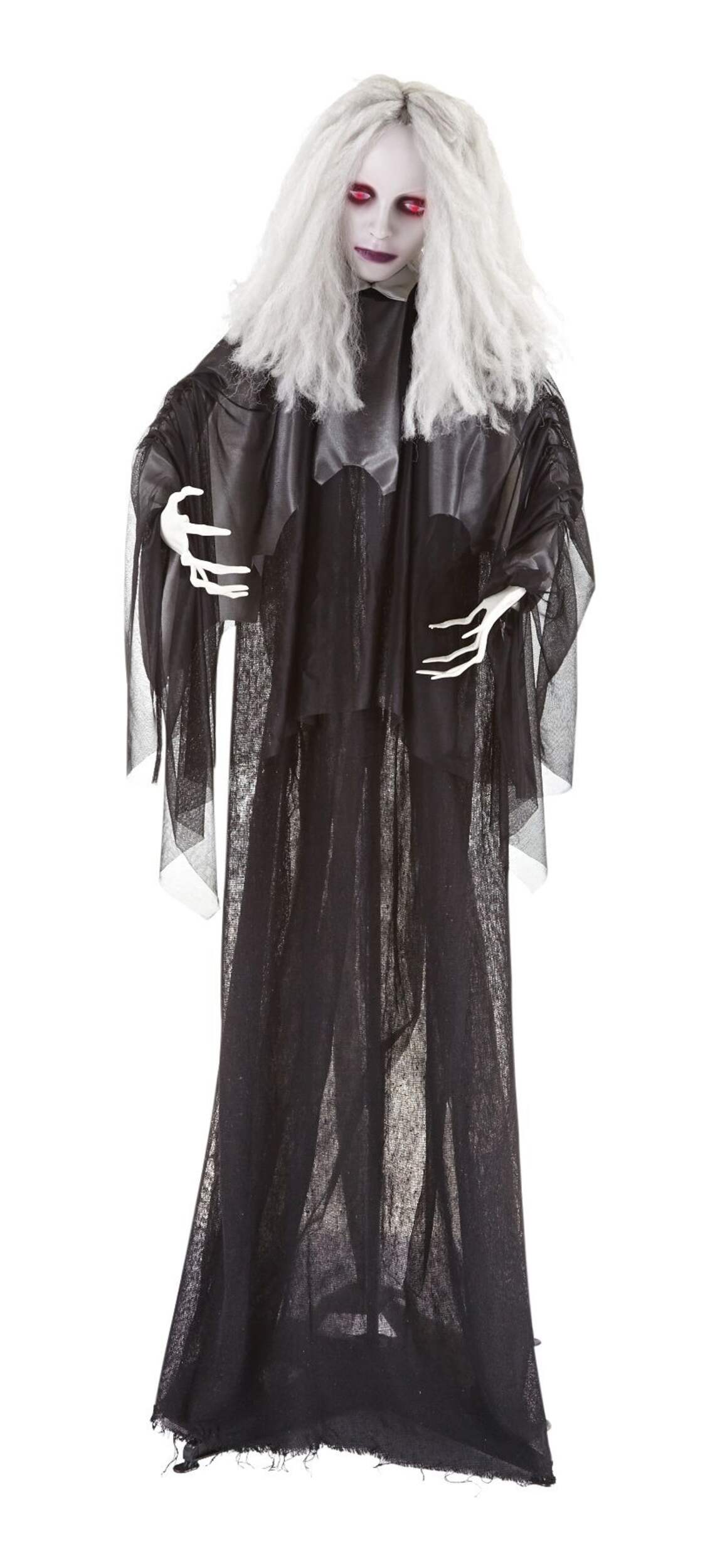 Animated Halloween Witch, 65-in Front_Flat