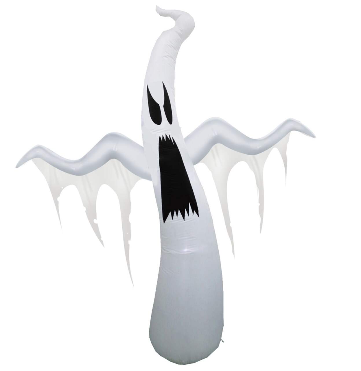 4ft Gonflable Halloween Chasse Fantôme Blow Up Yard Décoration Dégagement  avec Led Lumières Intégrées (blanc)1pcs
