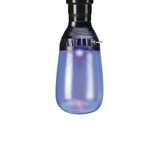 Ampoule à court-circuit à effet de scintillement Gemmy Lightshow, noir, 6-1/4 cm, décoration intérieure/extérieure pour l'Halloween Front_Flat