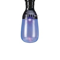 Ampoule à court-circuit à effet de scintillement Gemmy Lightshow, noir, 6-1/4 cm, décoration intérieure/extérieure pour l'Halloween Front_Flat