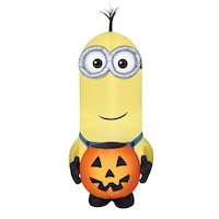 Airblown Minion Halloween Inflatable, 6-ft Front_Flat