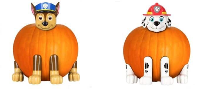 Gemmy Skeleton Pumpkin Push-In Hand Prop, White, 8-in, 2-pk