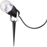 Gemmy Lightshow Projection Spider Web with Plug-In LED Lights for Halloween, White, 10-in Front_Angled_Left