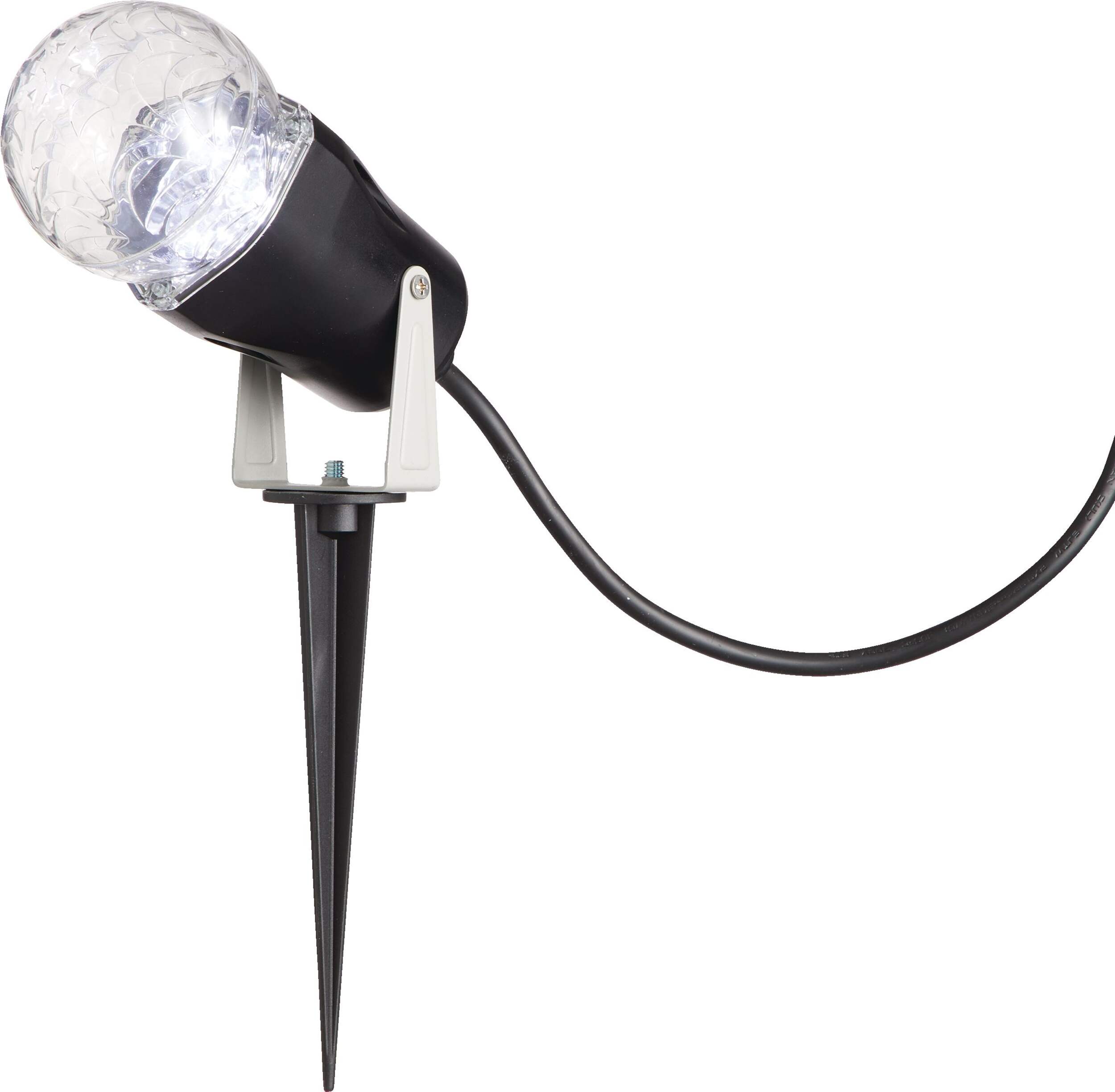 Gemmy Lightshow Projection Spider Web with Plug-In LED Lights for Halloween, White, 10-in Front_Angled_Left