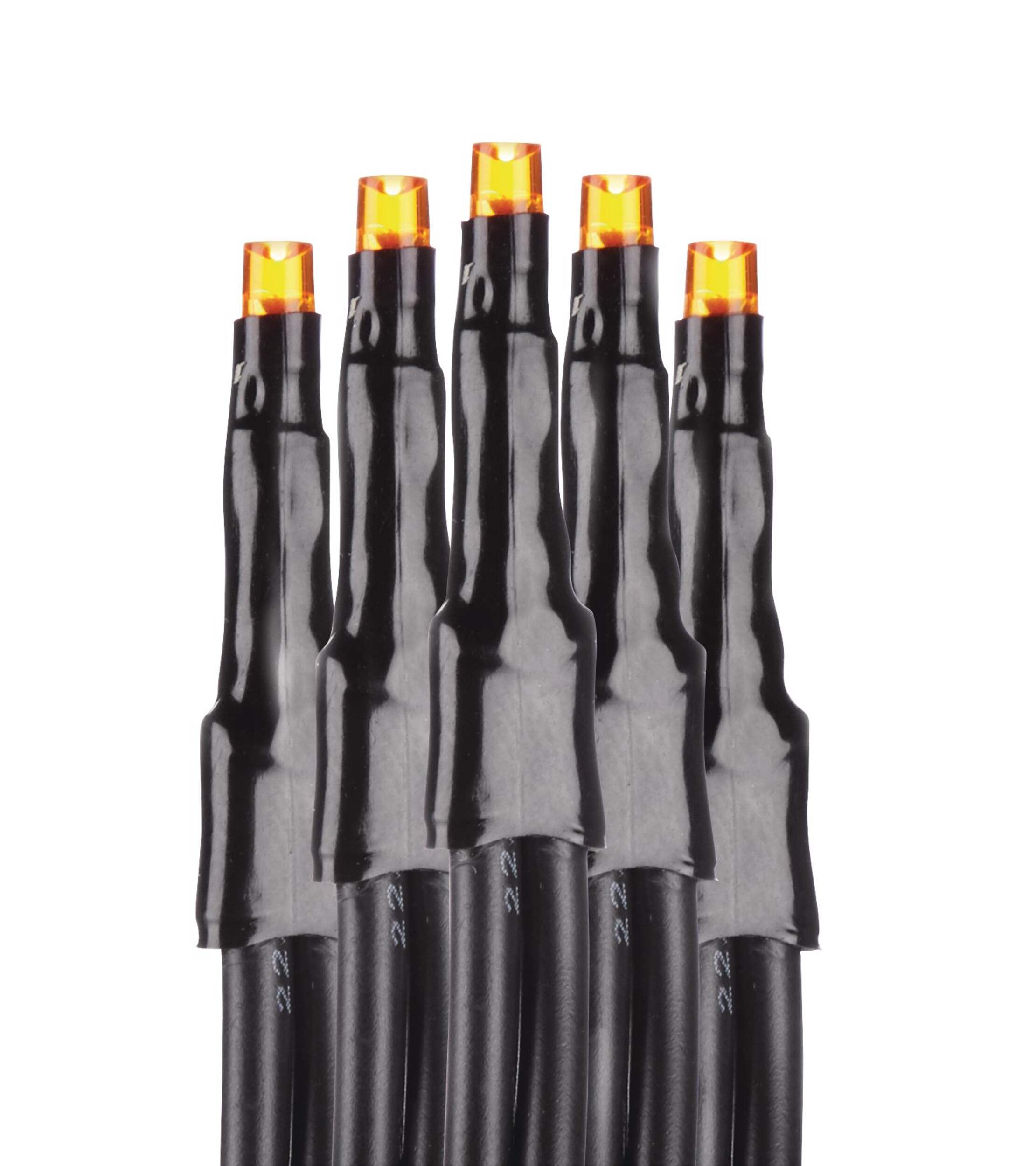 Jeu de lumières étoilées à DEL NOMA, 17-1/2 pi, orange, paq. 30, longueur de projection de 10 pi, décorations d'intérieur et d'extérieur pour l'Halloween CloseUp