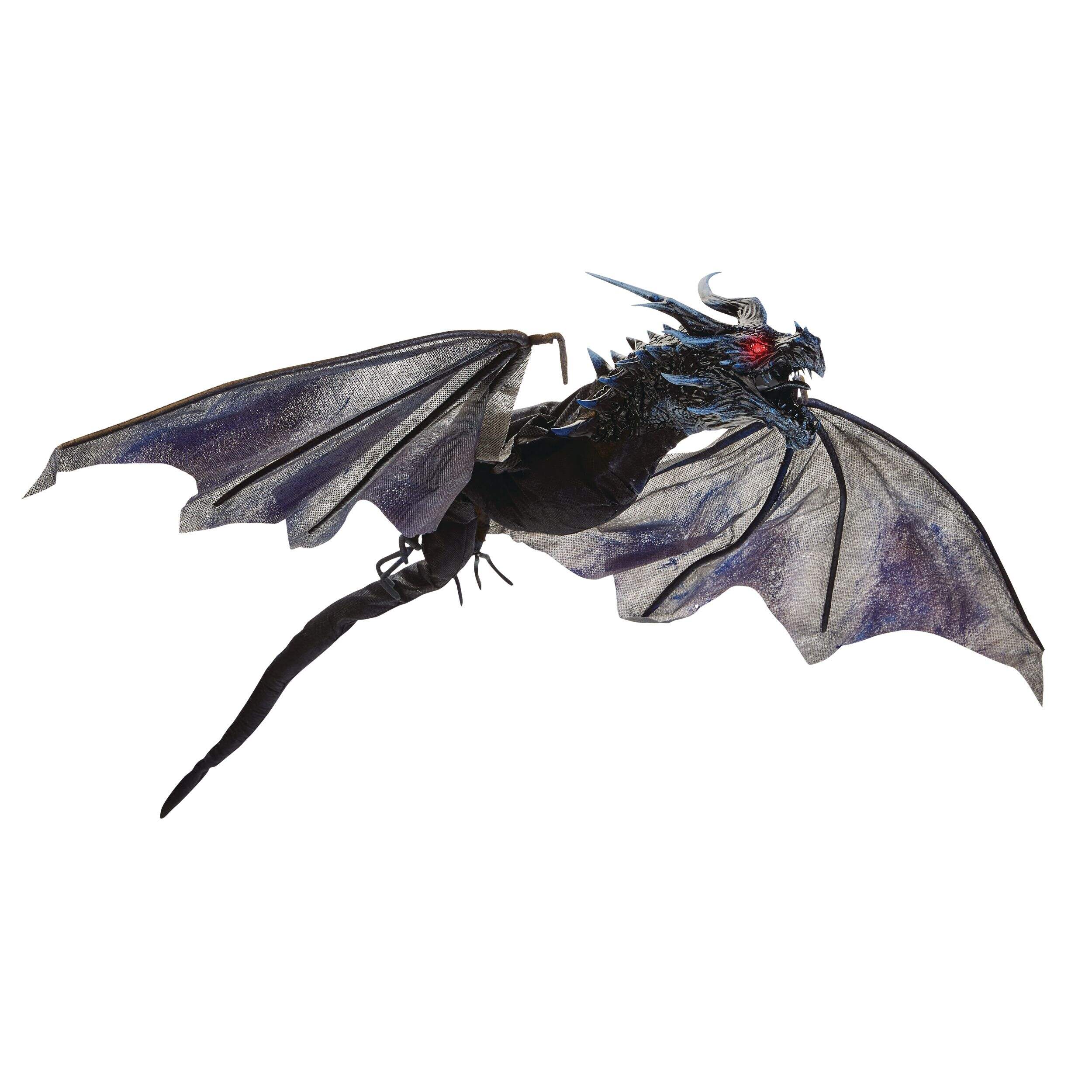 For Living Animated Halloween Dragon, 47-in Front_Angled_Right