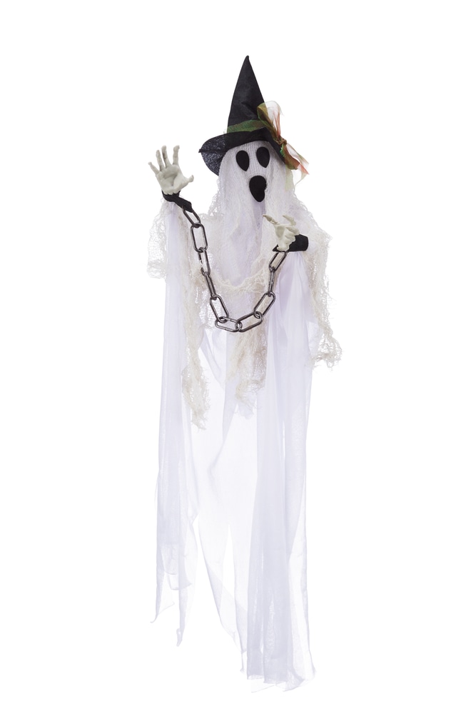 For Living Light Up Hanging Ghost in Chains and LED Lights for