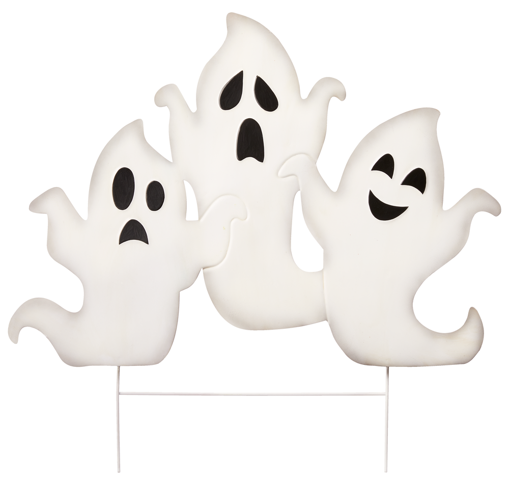 For Living Metal Ghost Stake, Spooky Outdoor Halloween Decorations ...