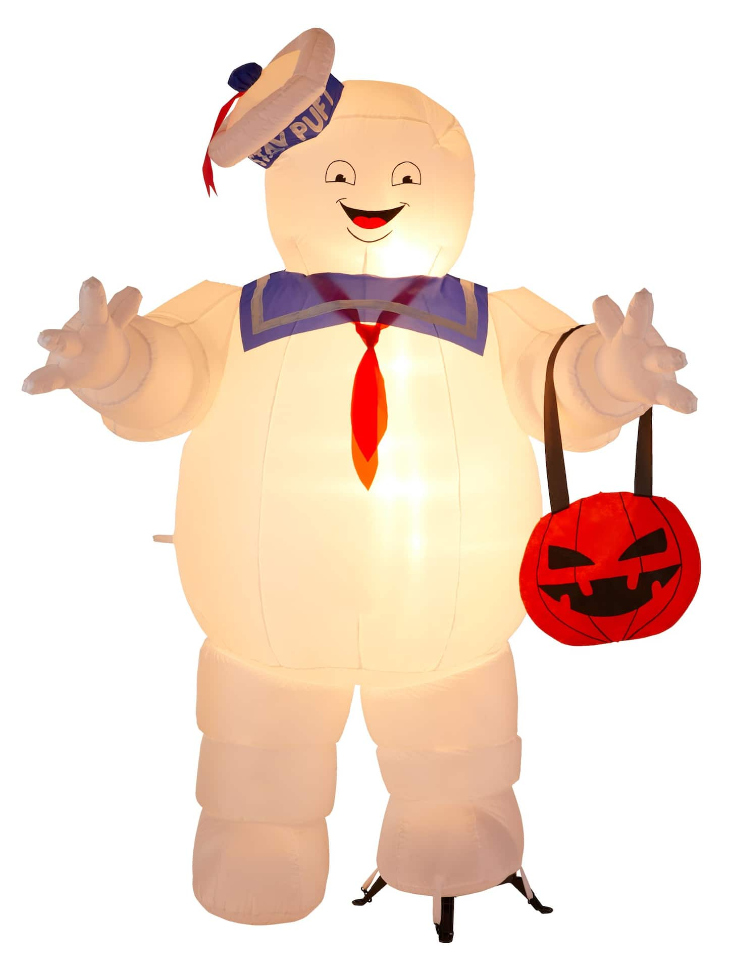 MASSIVE NEW 21” Staypuft Marshmallow popular Man Halloween GHOSTBUSTERS Hanging Figure.