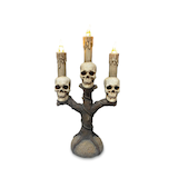 For Living Resin LED Candelabra Halloween Decoration Front_Elevated