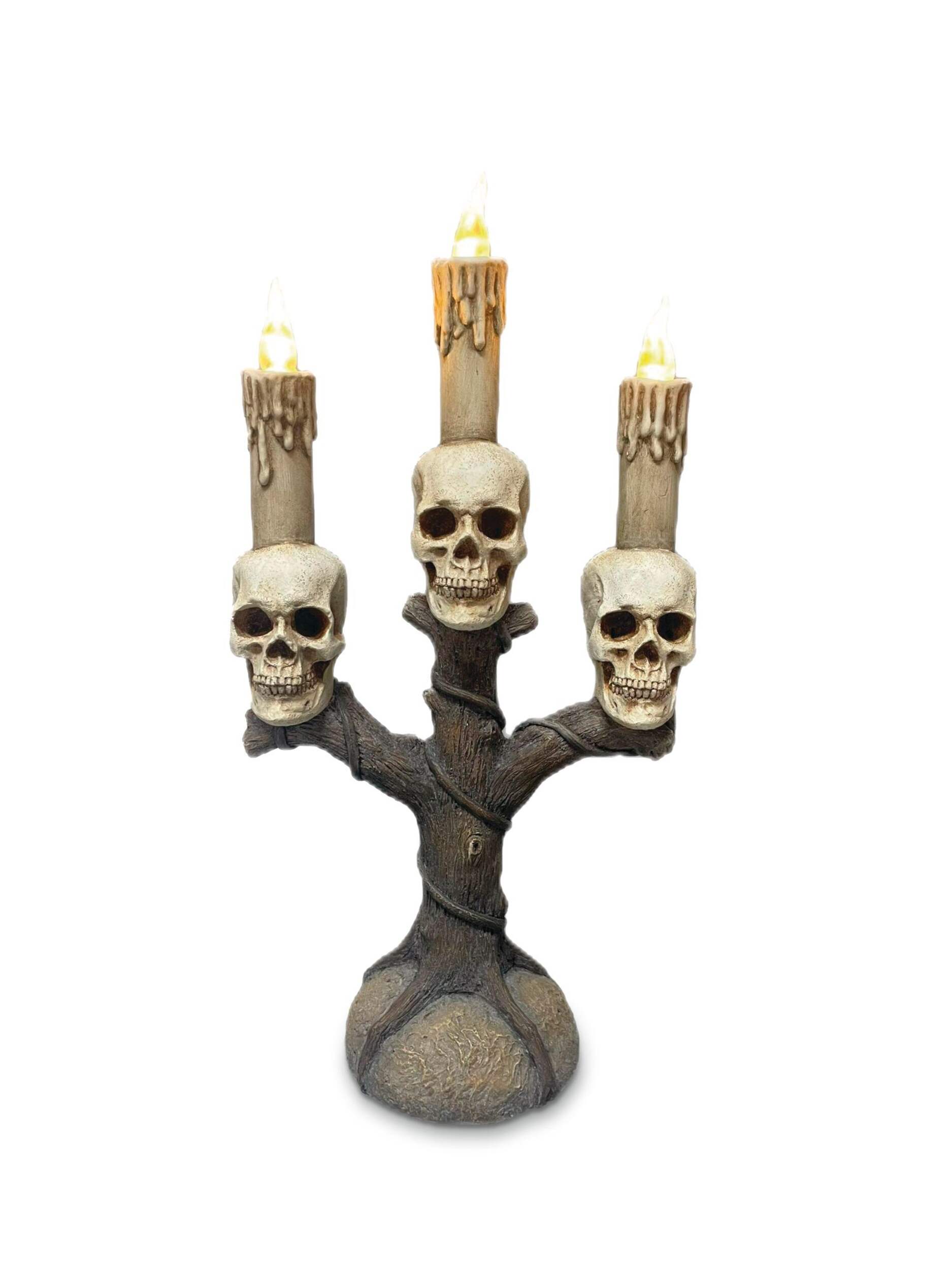 Chandelier en résine DEL For Living Front_Elevated