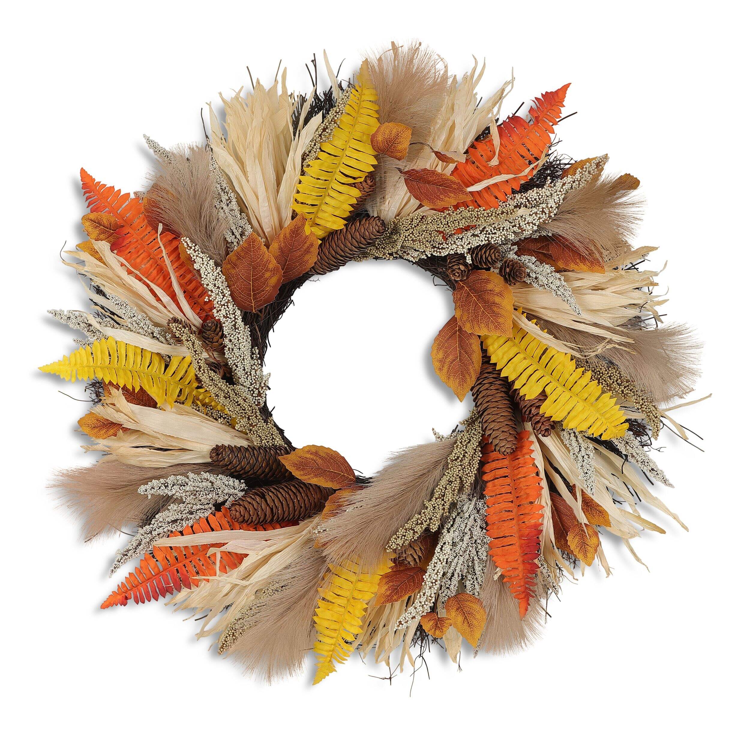 Couronne de blé CANVAS, 24 po Front_Flat