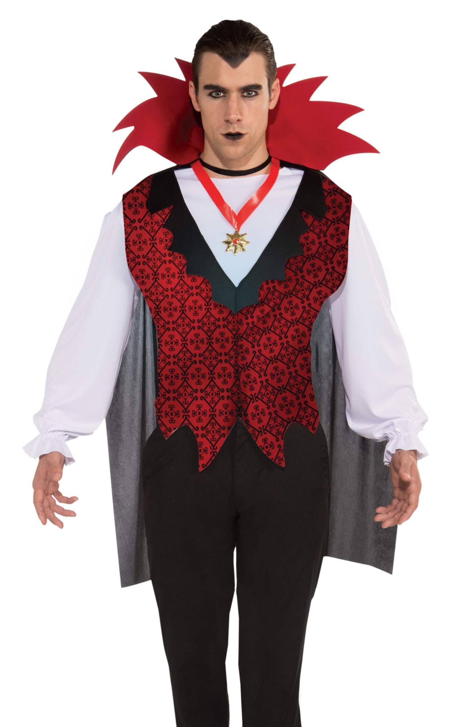 Vampire Halloween Costume, Men's Front_Flat