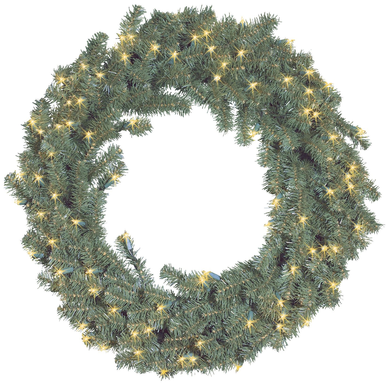 PreLit Wreath, 36in Canadian Tire