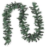 For Living - Guirlande de Noël de pins artificiels, 9 pi Front_Flat