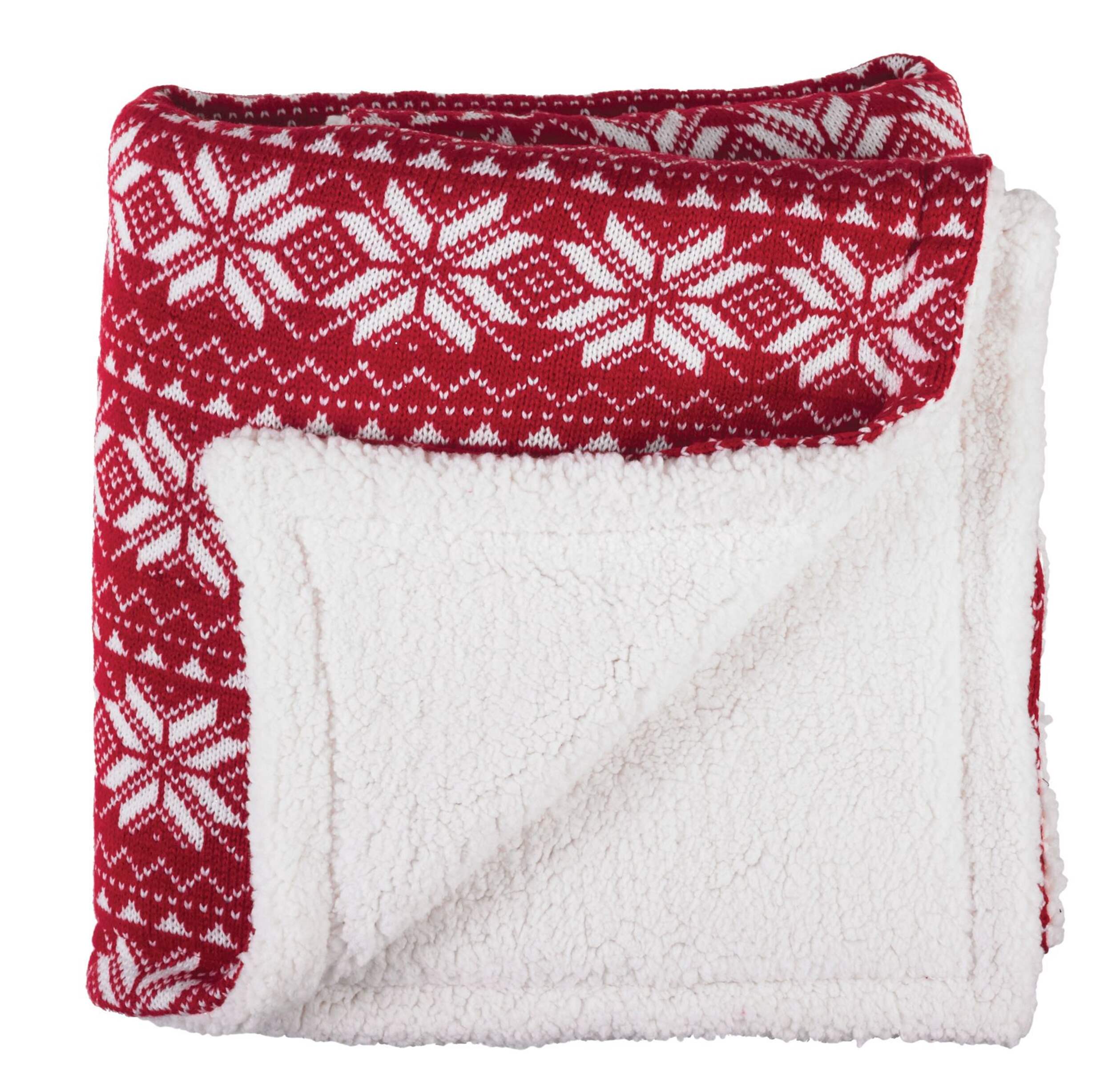 Nordic Print Throw Blanket Composite_or_Mixed