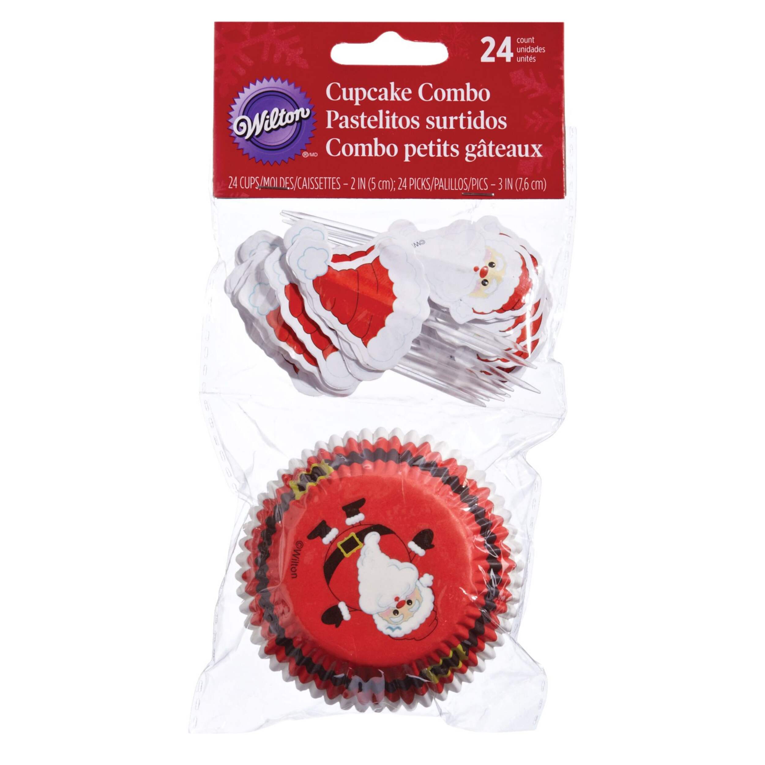 Wilton Baking Cups Combo, Assorted, 24-pc Front_Flat