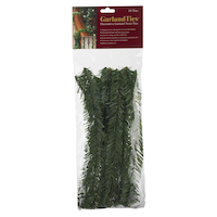 Décoration de Noël attaches pour guirlande artificielle For Living, vert, paq. 10 Front_Flat