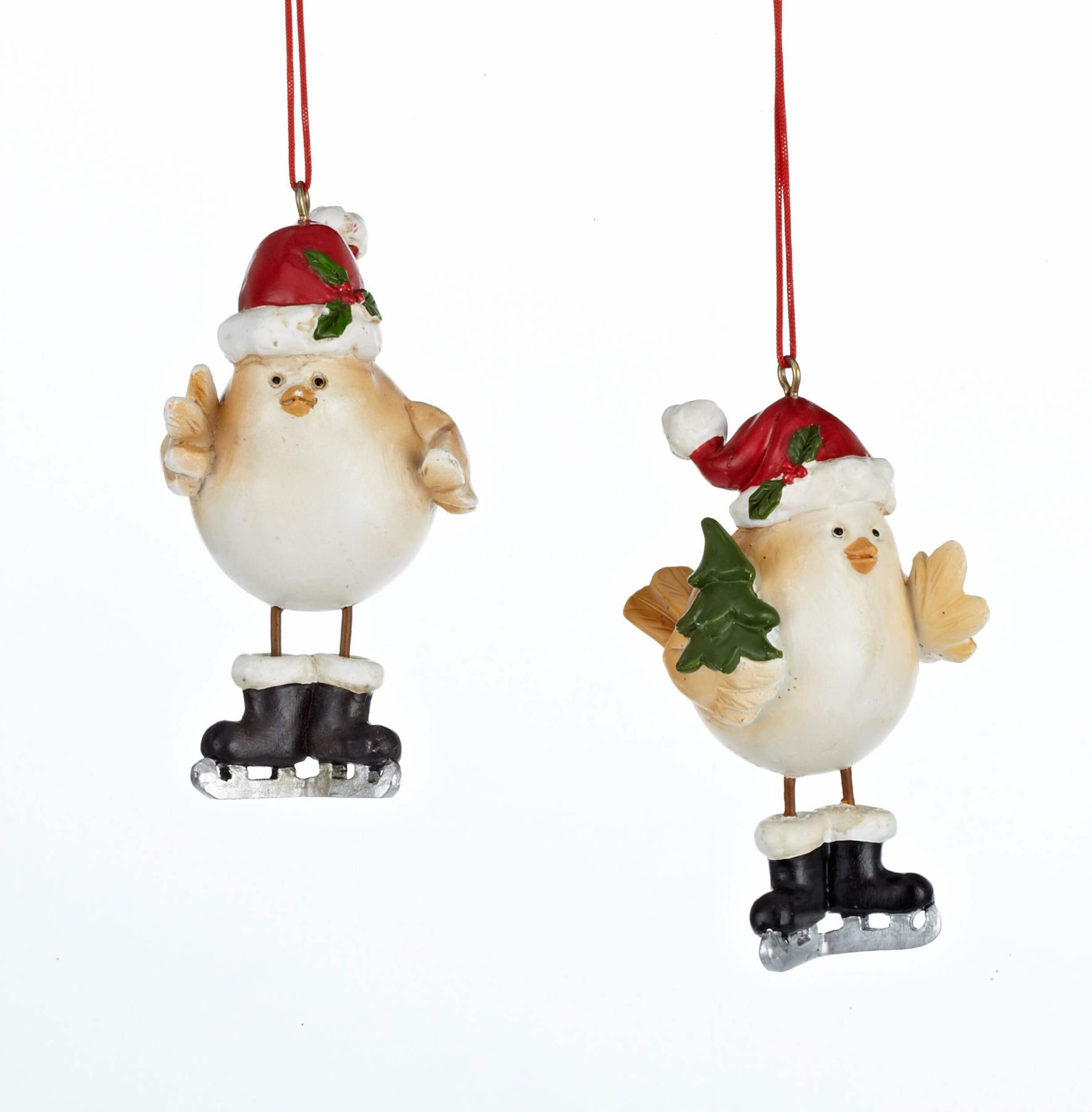 CANVAS Red Skating Bird Ornament, Assorted Composite_or_Mixed