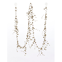 CANVAS Gold Beaded Garland, 6-ft Front_Flat