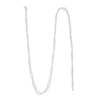 CANVAS Silver Collection Christmas Decoration Momentum Twist Garland, 8-ft Front_Flat