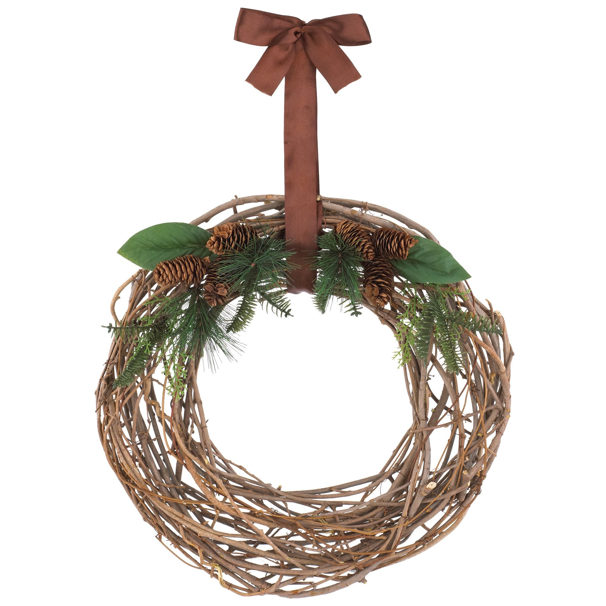 Holiday Collections 20in Twig Cedar Wreath Canadian Tire