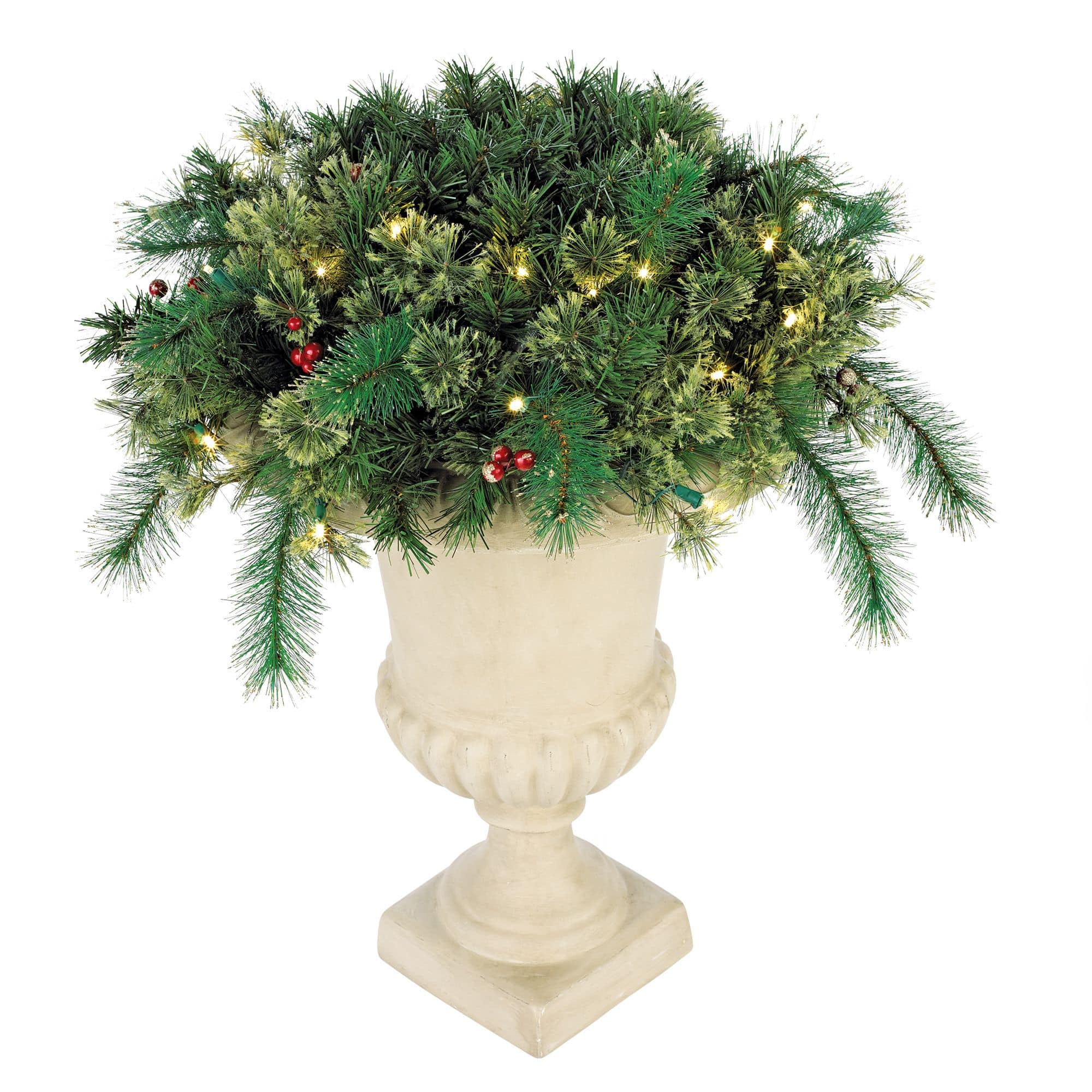 Artificial Christmas Urn Filler