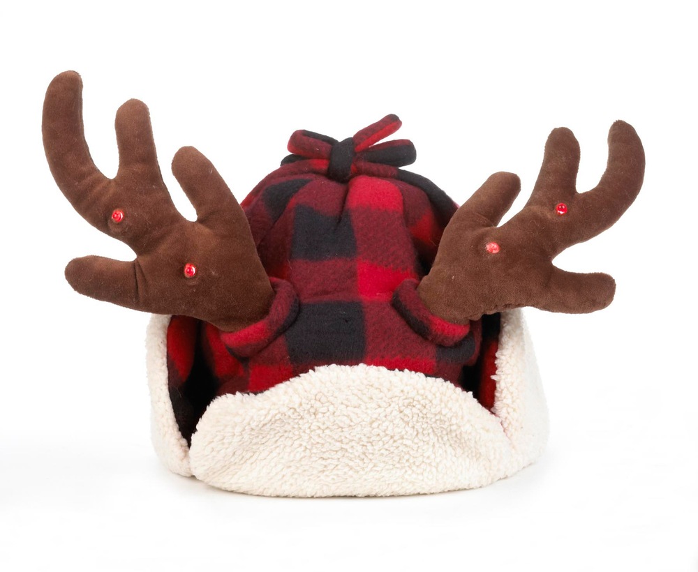 Animated Plaid Antler Hat Canadian Tire