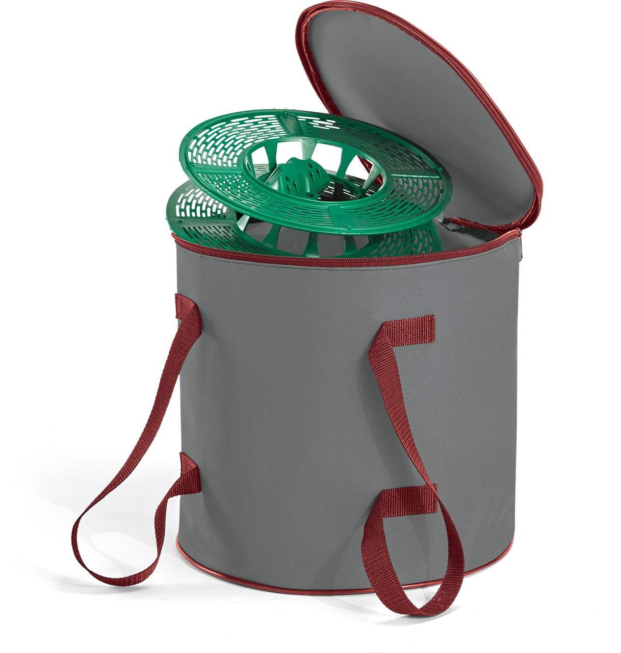 OSTO Christmas Light Reels Storage With Bag, 600D Polyester Fabric Bag,  Stitch-Enforced Handles, And 3 Metal Reels. Tear Proof And Waterproof Green  - Wayfair Canada