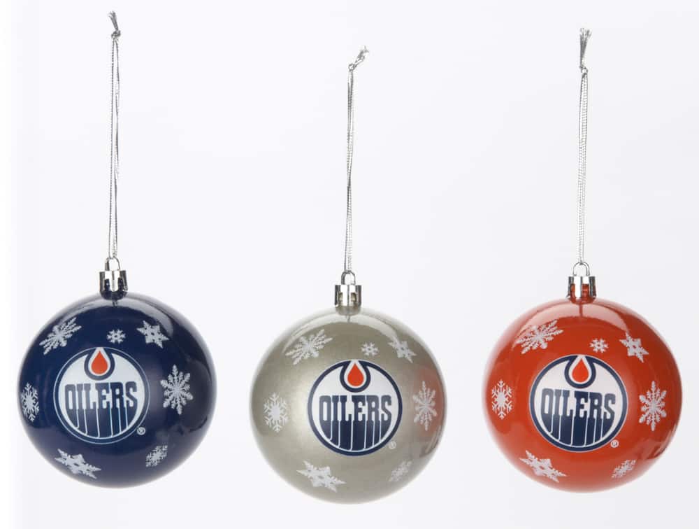 Turtle Island Edmonton Oilers Christmas Ornament