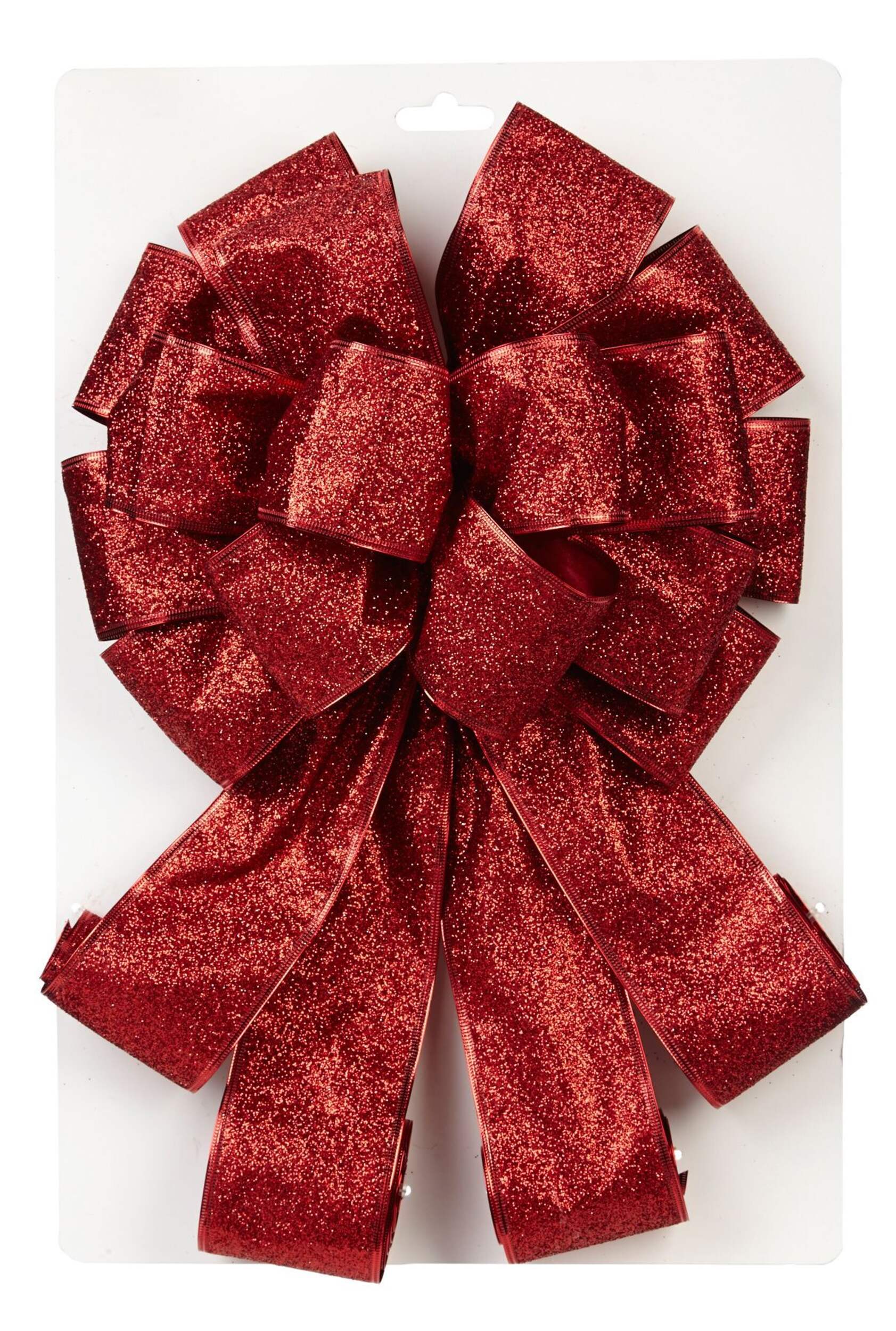 CANVAS Red Tree Topper Bow Front_Flat