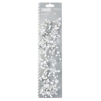 CANVAS Silver Collection Christmas Decoration Pearl & Beaded Garland, 6-ft Front_Flat