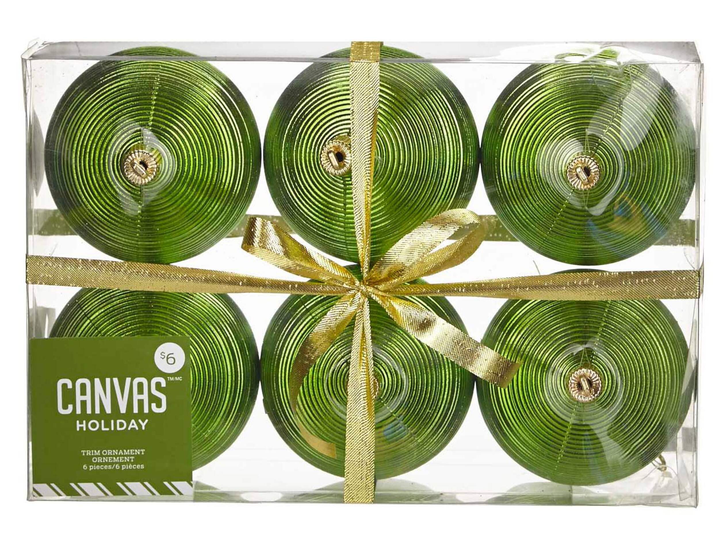 Faîteaux à fini cannelé CANVAS vert pomme, paq. 6 Front_Flat