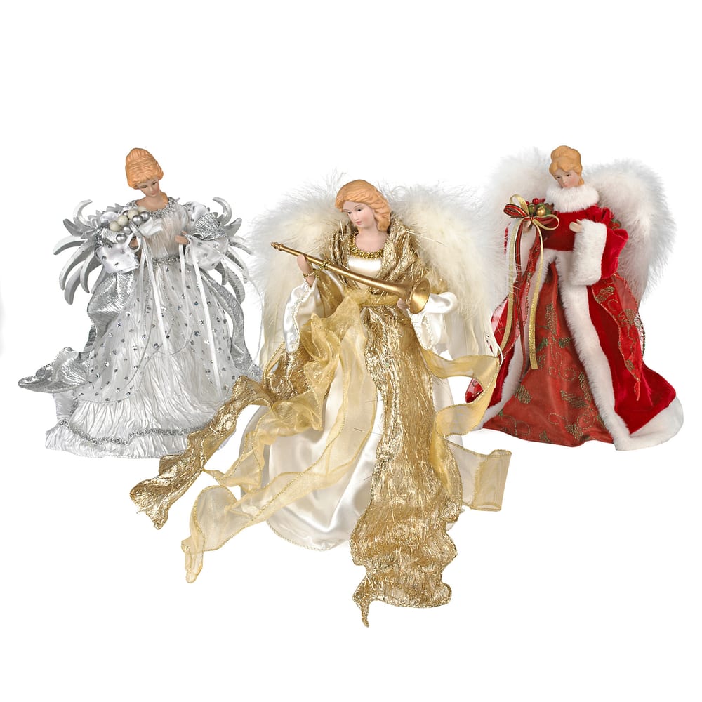 Holiday Collections Traditional Angel Topper, 12-in | Canadian Tire