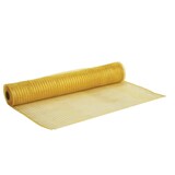 For Living Mesh Sinamay Festive Decoration Ribbon, Gold, 360 x 21-in Front_Angled_Right