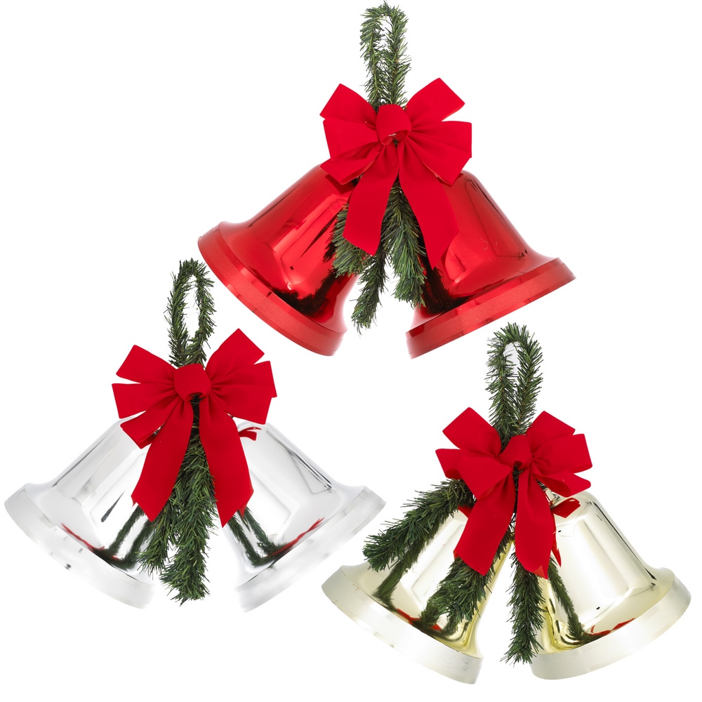 Décoration de Noël cloches For Living, choix de couleurs, 91/2 po, paq. 2 Canadian Tire