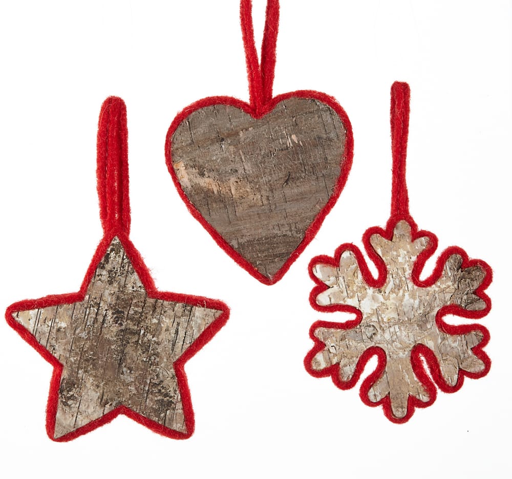 CANVAS Red Wooden Icon Ornament, Assorted | Canadian Tire