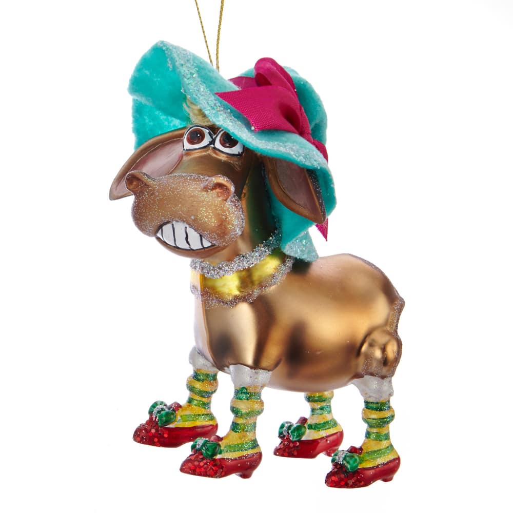 CANVAS Brights Arctic Teal Hat Donkey Ornament | Canadian Tire