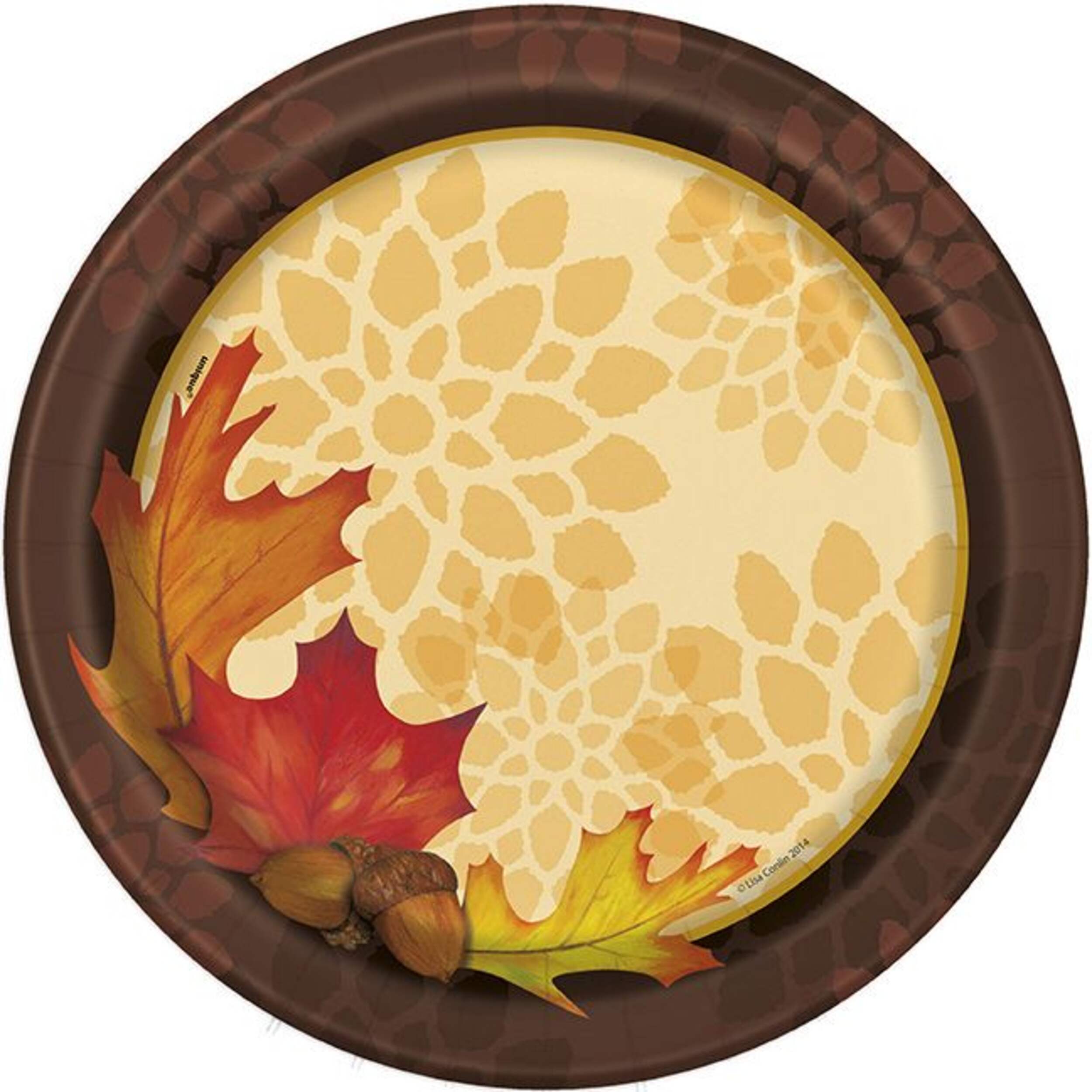 Disposable Fall Plates, 9-in Overhead_Flat