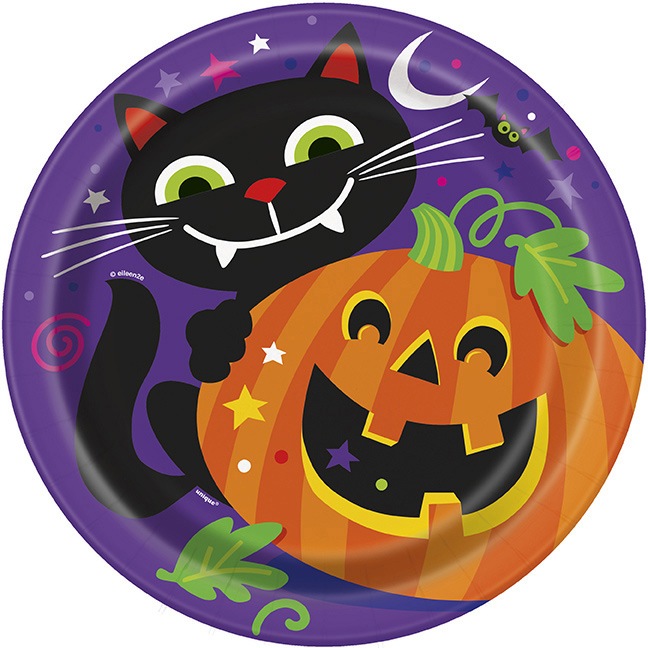 Disposable Halloween Plates, 9in Canadian Tire