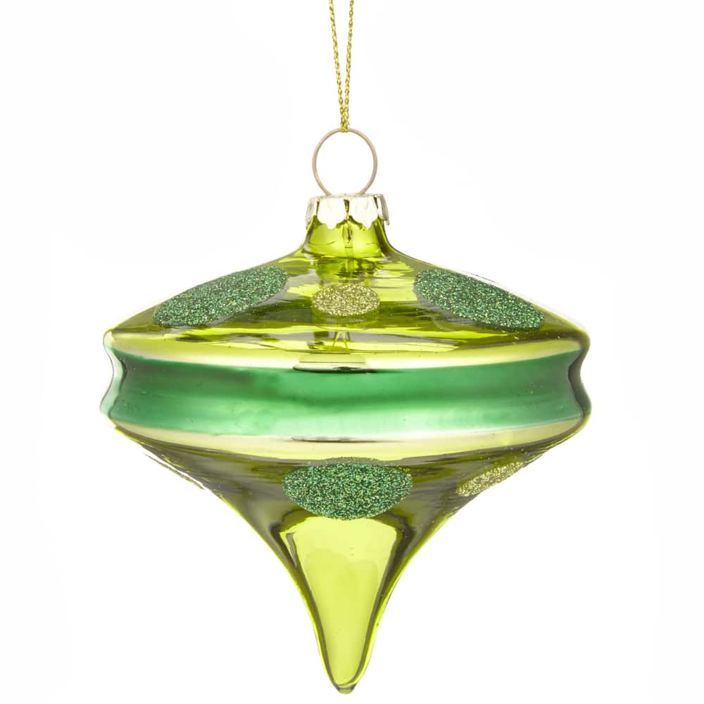 CANVAS Green Spinning Top Ornament, 80-mm | Canadian Tire