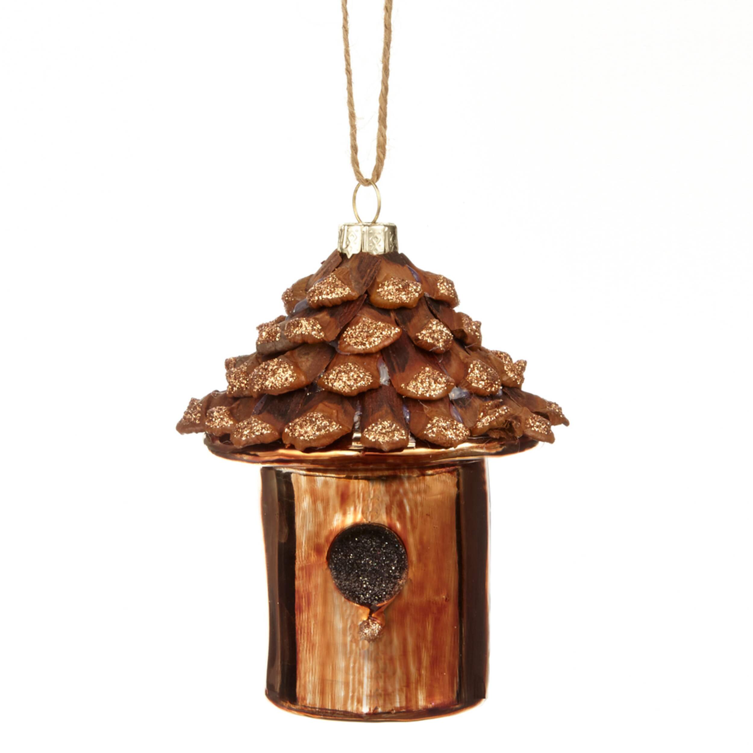 CANVAS Green Tin Birdhouse Ornament Canadian Tire