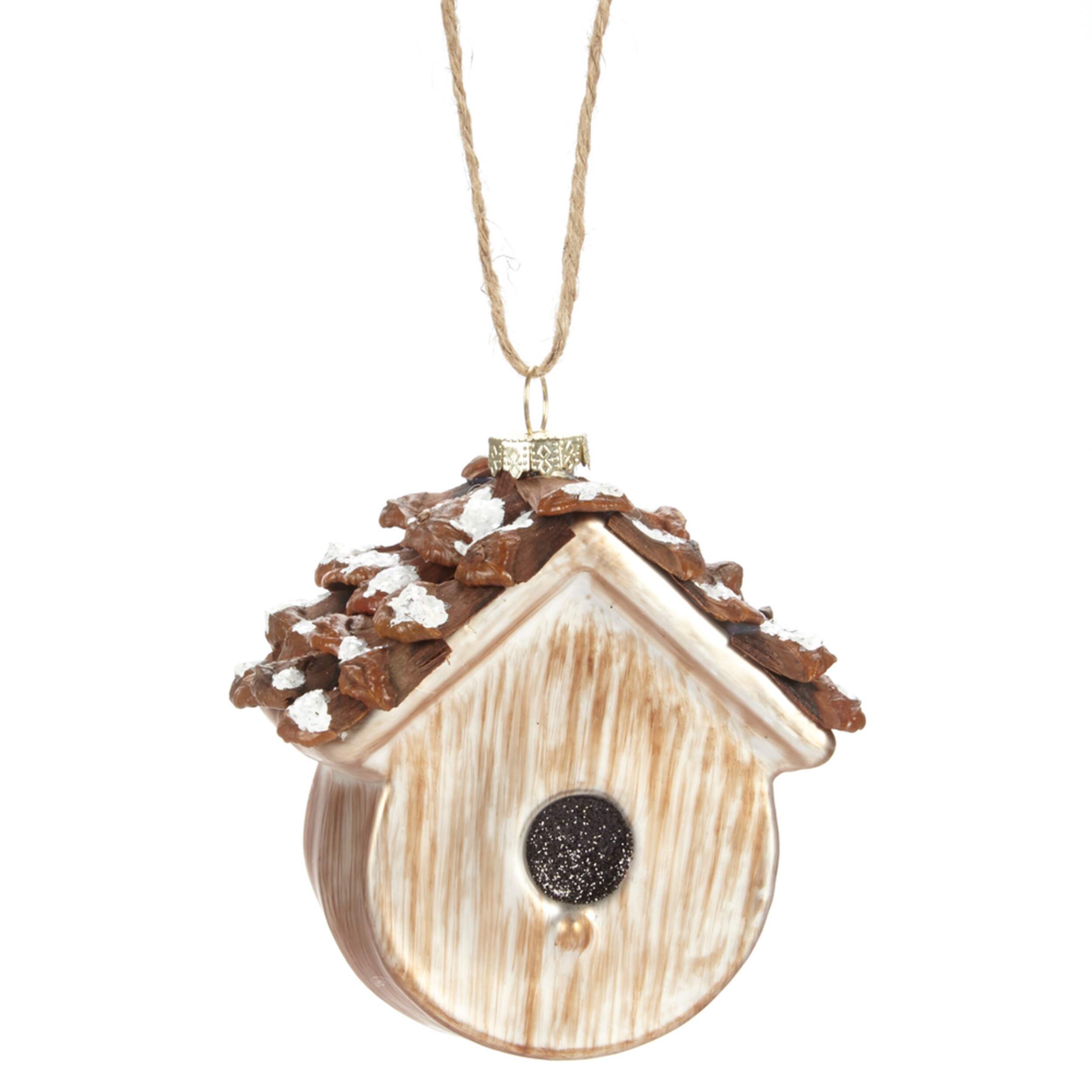 CANVAS Green Tin Birdhouse Ornament Canadian Tire