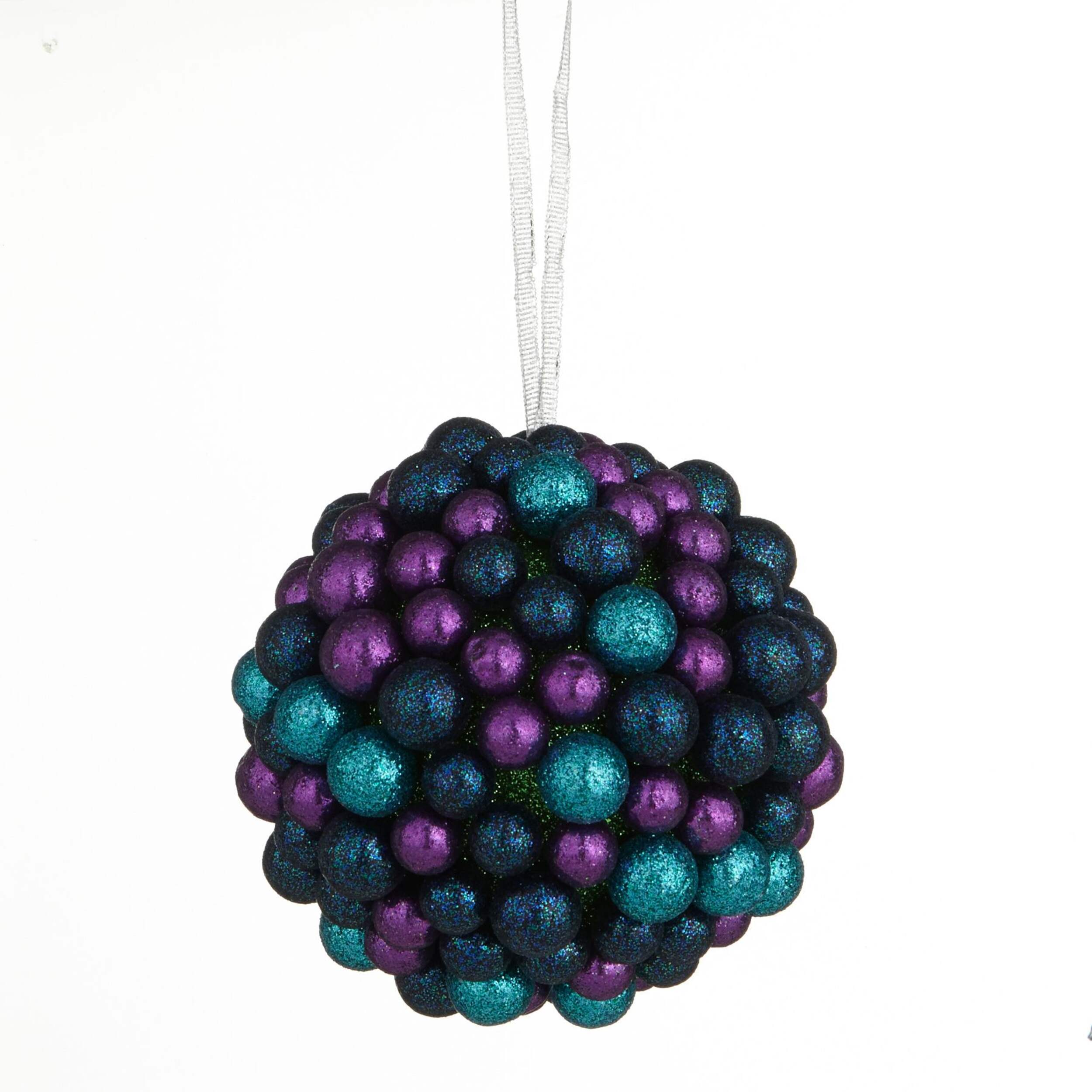 CANVAS Boule de Noël en grappe bleue, 100 mm Canadian Tire