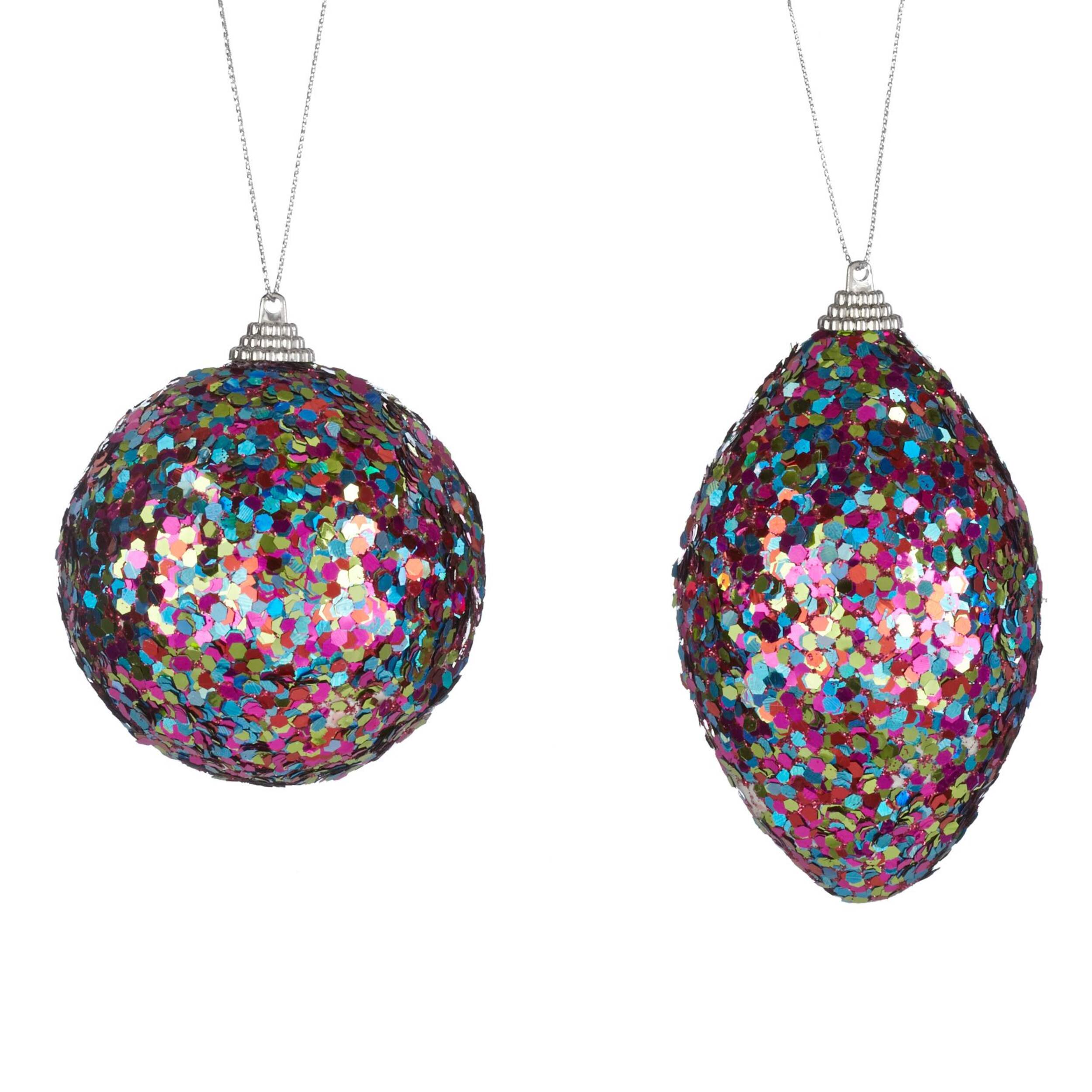 CANVAS Brights Sequins Ornament, Assorted Front_Flat