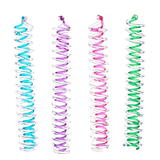 CANVAS Collection Éclat - Ornement de Noël en verre Double icicle, assorti, 8 po Front_Flat